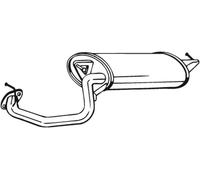 Silenziatore terminale 228-151 BOSAL per TOYOTA AVENSIS Tre volumi AVENSIS