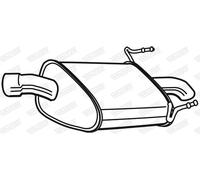 Silenziatore terminale 23032 WALKER per OPEL VECTRA C VECTRA C GTS