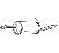 WALKER 23159 Marmitta