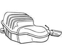 Silenziatore posteriore BOSAL 235-149