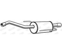 Silenziatore posteriore WALKER 23509