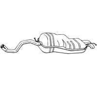 BOSAL 279-107 Marmitta