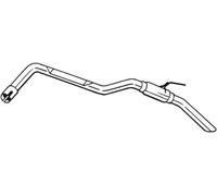 Silenziatore terminale 281-881 BOSAL per NISSAN PATHFINDER III