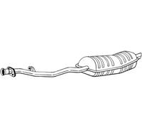 BOSAL 282-243 Marmitta