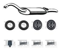 Silenziatore terminale ASMET per AUDI 80 Sedan, B3 1.8, 83 KW , AUDI 80 Sedan,