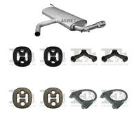 Silenziatore terminale ASMET per AUDI A3 Hatchback, Sportback 1.6, 75 kW 05/03-