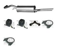 Silenziatore terminale ASMET per AUDI A4 Combi, Sedan, B5 1.6, 74 KW 1.6, 75 KW
