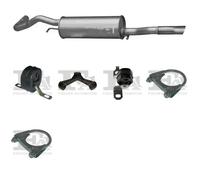 Silenziatore terminale ASMET per AUDI A4 Combi, Sedan, B5 1.8, 92 KW
