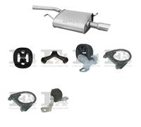 Silenziatore terminale ASMET per AUDI A4 Combi, Sedan, B6 1.6, 75 KW , AUDI A4