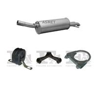 Silenziatore terminale ASMET per AUDI A6 Sedan, Combi 1781 CC, 110 kW 04/97-