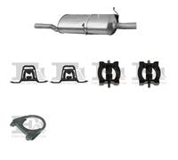 Silenziatore terminale ASMET per BMW 316i Sedan, E46 1.6, 77 kW 04/00- 02/05,