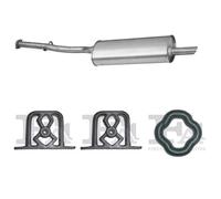 Silenziatore terminale ASMET per BMW 318i Cabrio, E36 1.8, 85 KW , BMW 318i