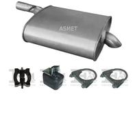 Silenziatore terminale ASMET per BMW 520i Sedan, E39 1991 cc, 110 KW , BMW 523i