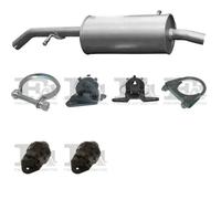 Silenziatore terminale ASMET per CITROEN C2 Hatchback 1.4, 50 KW 09/03-10/05