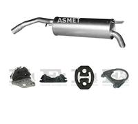 Silenziatore terminale ASMET per FIAT Bravo II Hatchback 1.6, 77 KW 1.6, 88 KW