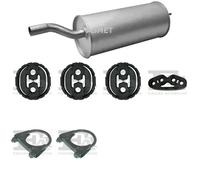 Silenziatore terminale ASMET per FIAT Doblo MPV, Box 1.2, 48 KW 03/01 -