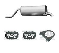 Silenziatore terminale ASMET per FIAT Grande Punto Hatchback 1.4, 57 KW 10/05 -