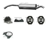 Silenziatore terminale ASMET per FIAT Stilo Combi 1.6, 76 KW