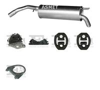 Silenziatore terminale ASMET per FIAT Stilo Hatchback 1.6, 76 KW