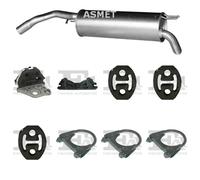 Silenziatore terminale ASMET per FIAT Stilo Hatchback 1.9, 59 KW , FIAT Stilo