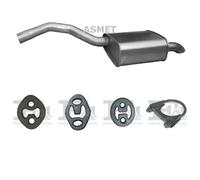 Silenziatore terminale ASMET per FORD Galaxy MPV 1.8, 74 KW 1.8, 92 KW , FORD