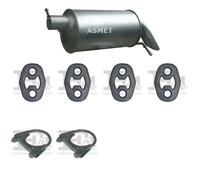 Silenziatore terminale ASMET per FORD Galaxy MPV 2.3, 107 KW2.3, 103 KW