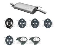 Silenziatore terminale ASMET per MAZDA 121 Hatchback 1.2, 55 KW