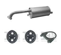 Silenziatore terminale ASMET per MAZDA 323F VI Hatchback 1.8, 84 KW