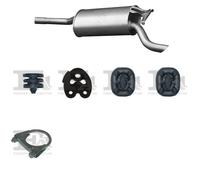 Silenziatore terminale ASMET per MERCEDES 200 Sedan, W124 2.0, 77 KW , MERCEDES