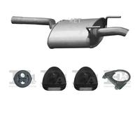 Silenziatore terminale ASMET per MERCEDES C180 Combi, Sedan, W202 1.8, 90 KW