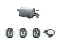 Silenziatore terminale ASMET per MERCEDES C180 Combi, Sedan, W203 1.8, 105 KW