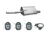 Silenziatore terminale ASMET per Mercedes CLK 200 Cabrio, Coupe, C209 1.8, 120