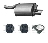 Silenziatore terminale ASMET per MERCEDES SLK 200 Cabrio, R170 2.0, 100 KW