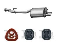 Silenziatore terminale ASMET per MERCEDES SLK 200 Cabrio, R170 2.0, 141 KW