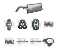 Silenziatore terminale ASMET per MITSUBISHI Colt VI Hatchback 1.3, 70 kW