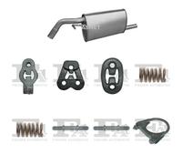 Silenziatore terminale ASMET per MITSUBISHI Colt VI Hatchback 1.3, 70 kW