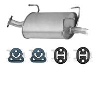 Silenziatore terminale ASMET per NISSAN Almera II Hatchback 1.5, 66 KW , NISSAN