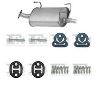 Silenziatore terminale ASMET per NISSAN Almera II Hatchback 1.5, 72 KW