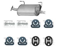 Silenziatore terminale ASMET per NISSAN Almera II Hatchback 1.8, 85 KW 10/02 -