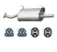 Silenziatore terminale ASMET per NISSAN Almera II Sedan 1.5, 66 KW 07/00 -,