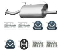 Silenziatore terminale ASMET per NISSAN Almera II Sedan 1.5, 72 KW 10/02 -,