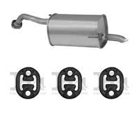 Silenziatore terminale ASMET per NISSAN Micra III Hatchback, K12 1.5, 48 KW 60