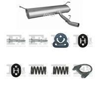 Silenziatore terminale ASMET per CITROEN C1 Hatchback 1.0, 50 KW 06/05 -,