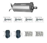 Silenziatore terminale ASMET per OPEL Agila B Minivan 1.0, 48 KW 1.0, 50 KW -