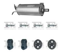 Silenziatore terminale ASMET per OPEL Agila B Minivan 1.2, 63 KW 1.2, 69 KW -