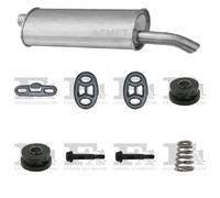 Silenziatore terminale ASMET per OPEL Astra F Hatchback 1.7, 44 KW