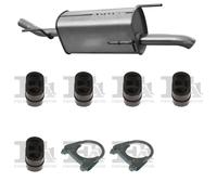 Silenziatore terminale ASMET per OPEL Astra G Combi 1.7, 59 KW