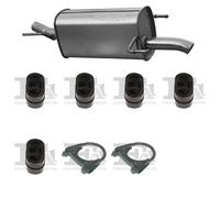 Silenziatore terminale ASMET per OPEL Astra G Hatchback 1.6, 62 KW 1.6, 74 KW