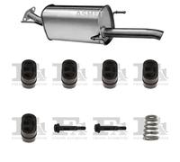 Silenziatore terminale ASMET per OPEL Astra G Sedan 1.4, 66 KW , OPEL Astra G