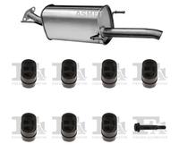 Silenziatore terminale ASMET per OPEL Astra G Sedan 2.0, 60 KW , OPEL Astra G